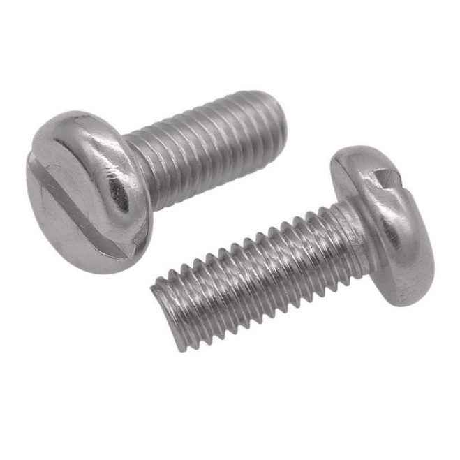 Śruby z łbem stożkowym z rowkiem Inox DIN85
